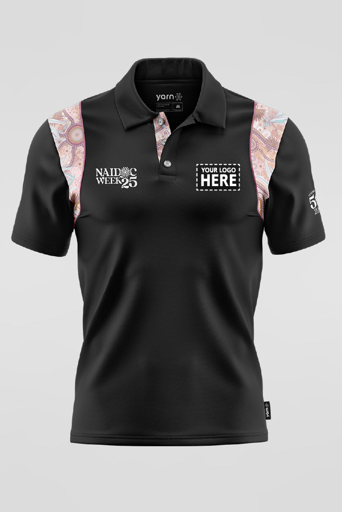 A Bright Future NAIDOC 2025 Bamboo (Arnhem) Unisex Polo Shirt