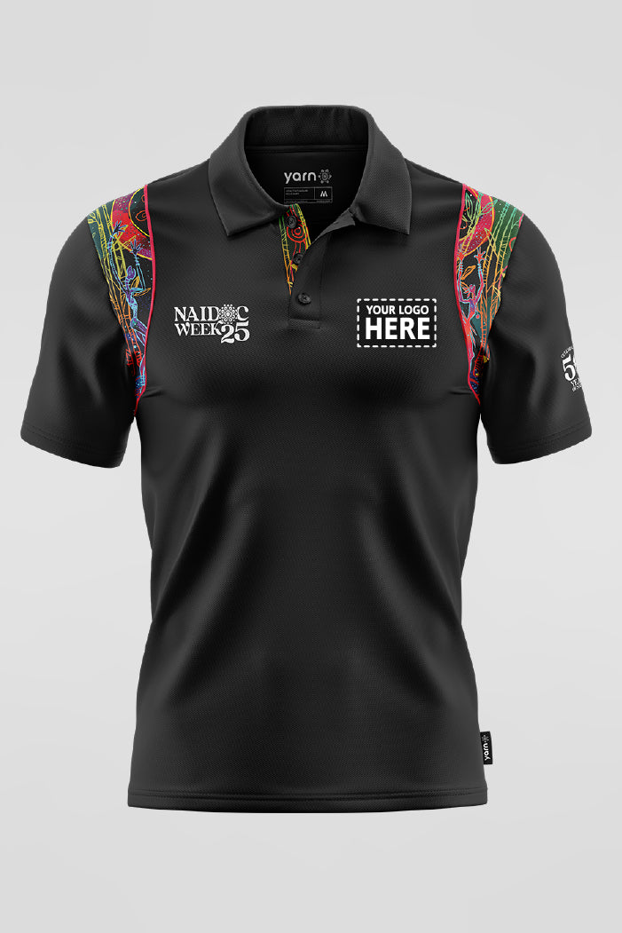 Celestial Rhythms NAIDOC 2025 Bamboo (Arnhem) Unisex Polo Shirt