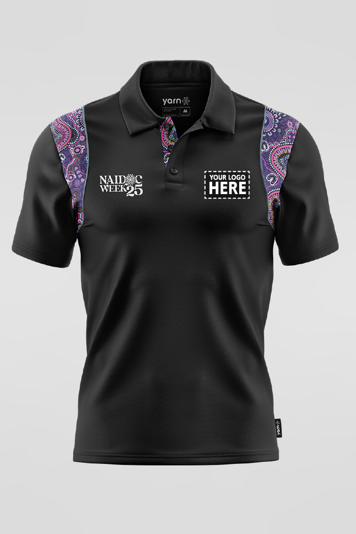 Muru To Our Biriwal (Pathway To Our Future) NAIDOC 2025 Bamboo (Arnhem) Unisex Polo Shirt