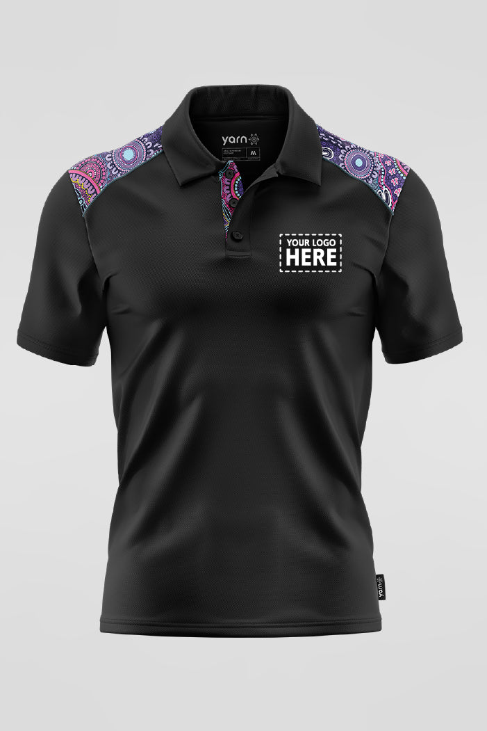 Muru To Our Biriwal (Pathway To Our Future) Bamboo (Arnhem) Unisex Polo Shirt