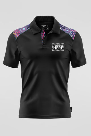 Muru To Our Biriwal (Pathway To Our Future) Bamboo (Arnhem) Unisex Polo Shirt