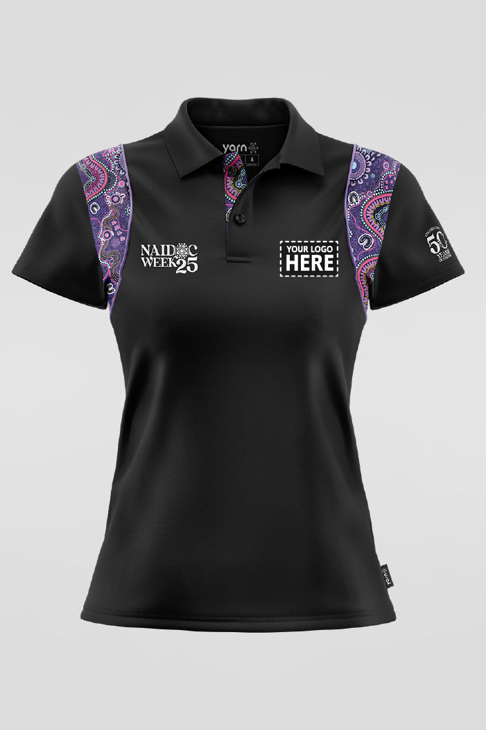 Muru To Our Biriwal (Pathway To Our Future) NAIDOC 2025 Bamboo (Arnhem) Polo Shirt