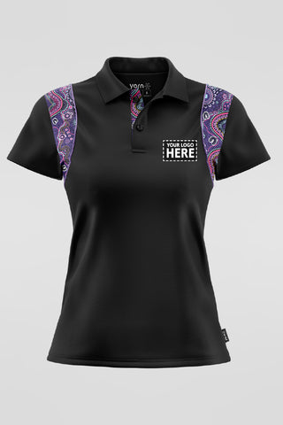 Muru To Our Biriwal (Pathway To Our Future) Bamboo (Arnhem) Polo Shirt
