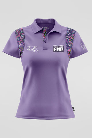 Muru To Our Biriwal (Pathway To Our Future) NAIDOC 2025 Bamboo (Arnhem) Polo Shirt