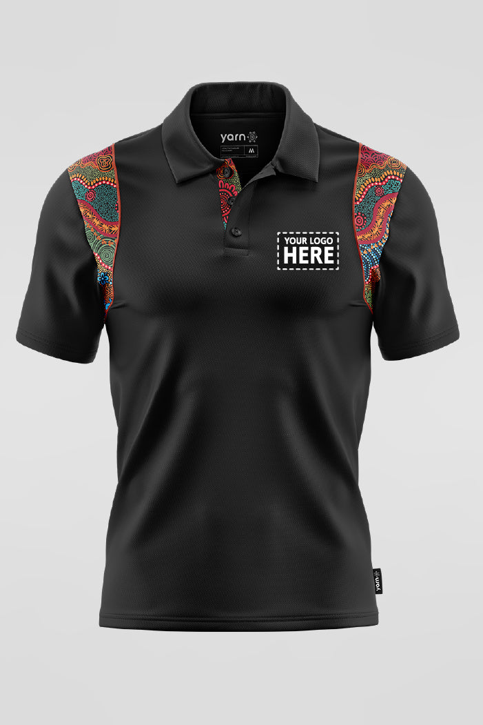 Wurung (Branches) Bamboo (Arnhem) Unisex Polo Shirt