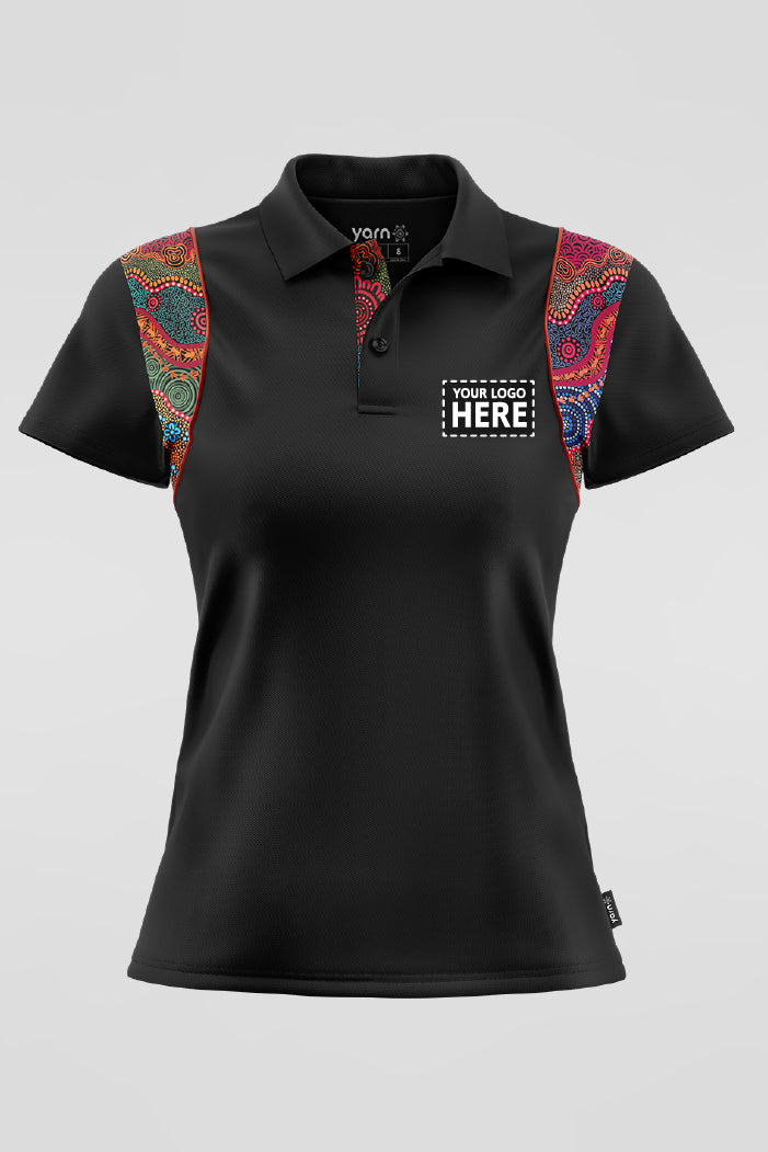 Wurung (Branches) Bamboo (Arnhem) Polo Shirt