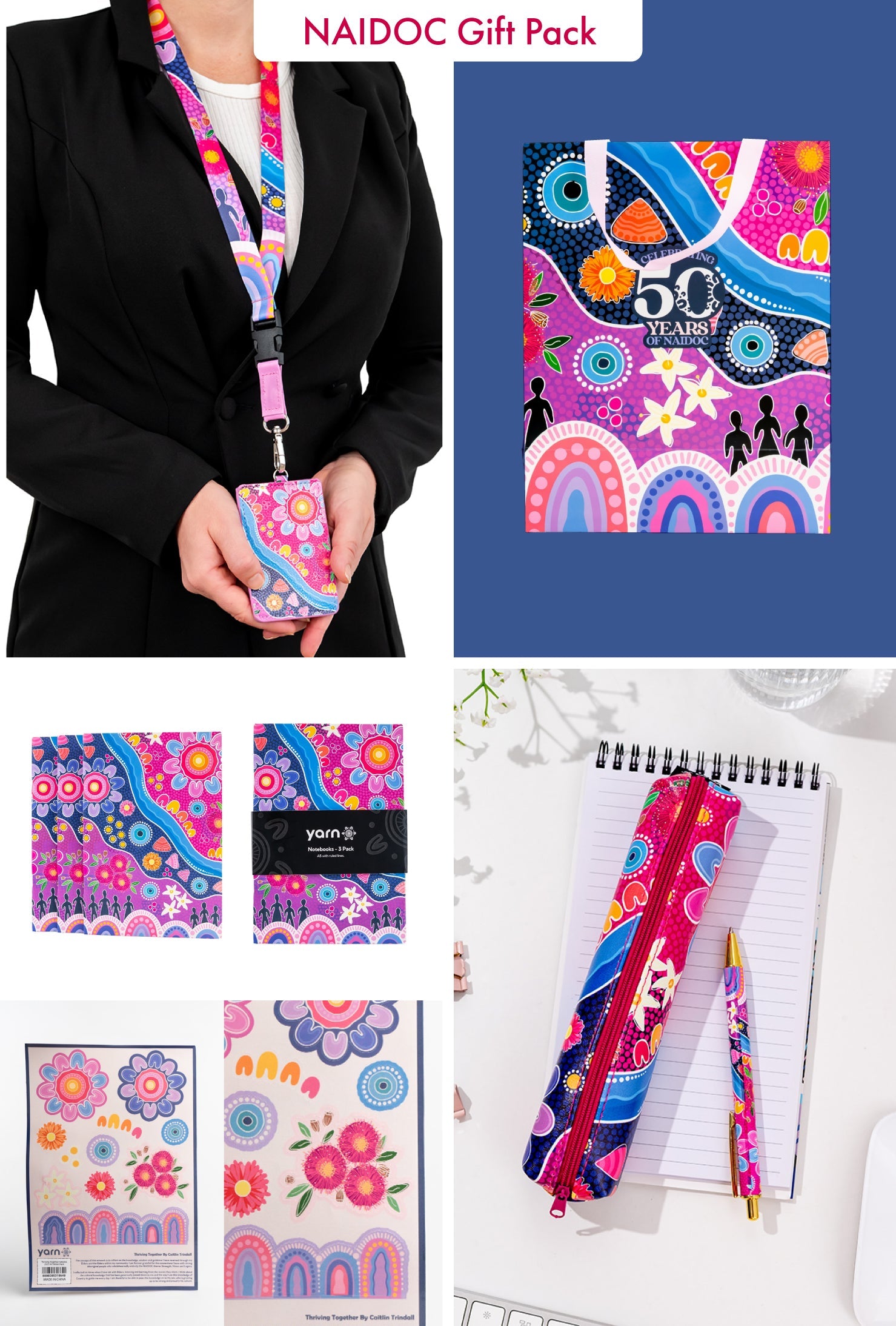 (Bulk Order) Thriving Together NAIDOC 2025 Stationery Gift Pack