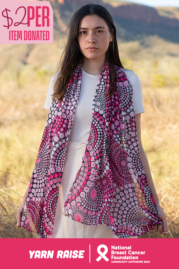Tribe Of Women Rectangle Chiffon Scarf - Ready Stock