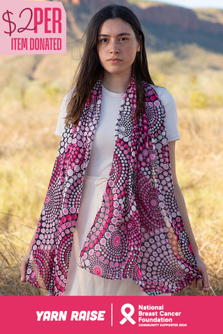 Tribe Of Women Rectangle Chiffon Scarf - Ready Stock