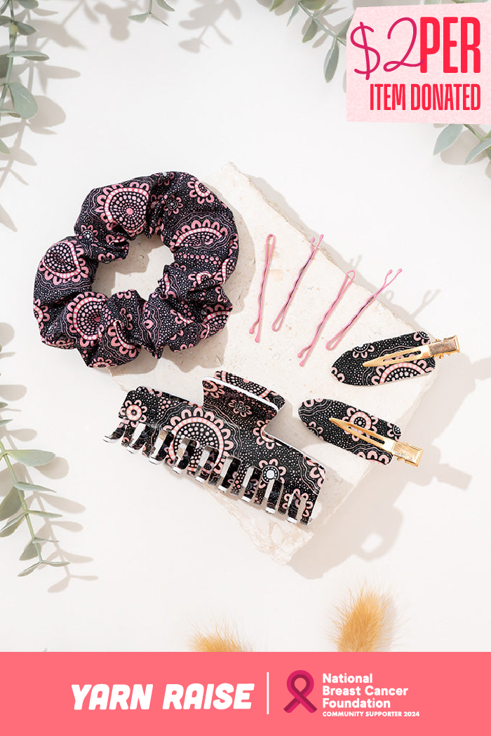 Boobie Sista (No. 2) Scrunchie & Hair Accessories - Ready StockSet