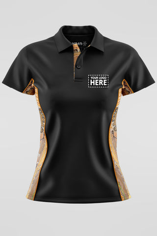 Campfire NAIDOC 2024 Black Bamboo (Simpson) Polo Shirt