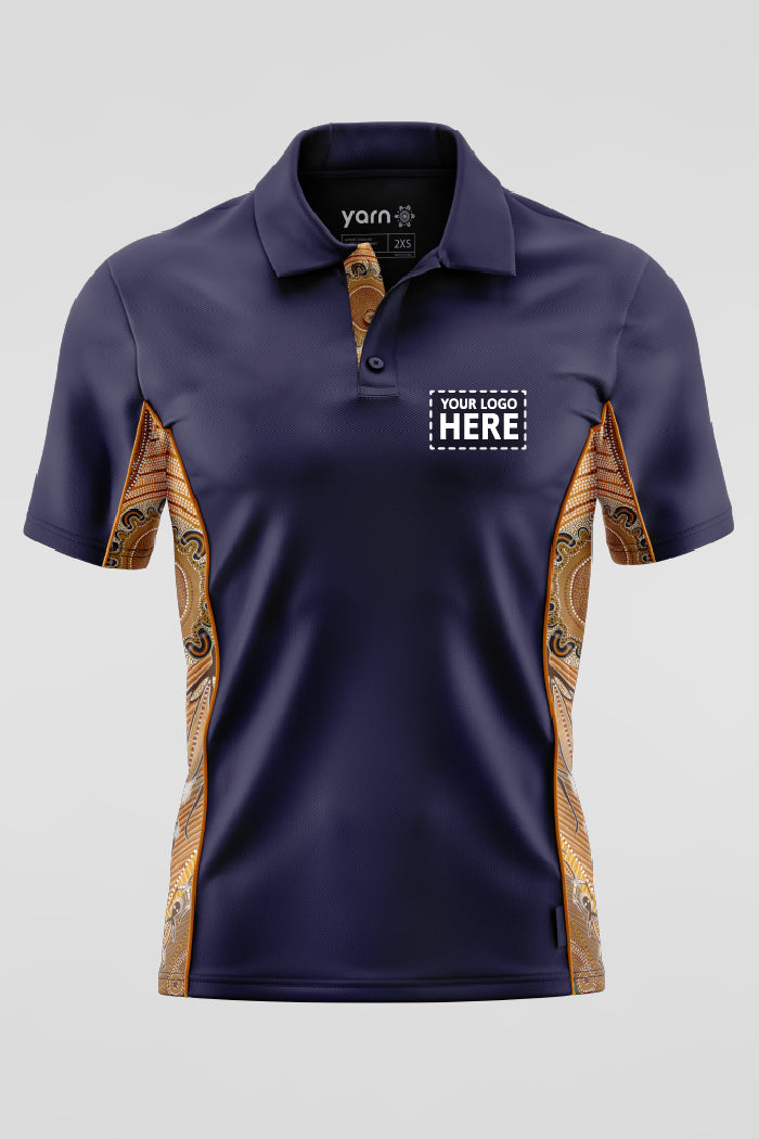 Campfire Navy Bamboo (Simpson) Polo Shirt