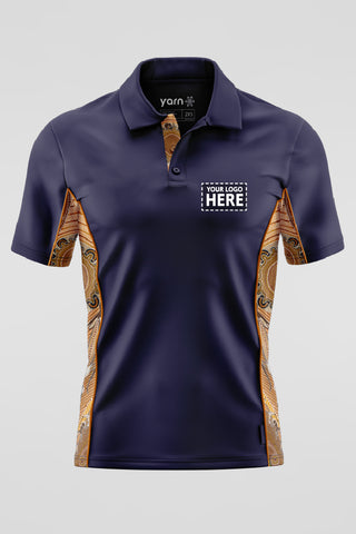 Campfire NAIDOC 2024 Navy Bamboo (Simpson) Polo Shirt