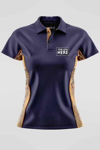 Campfire NAIDOC 2024 Navy Bamboo (Simpson) Polo Shirt