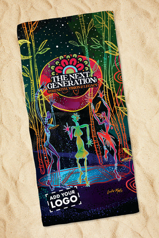 Celestial Rhythms NAIDOC 2025 Beach Towel