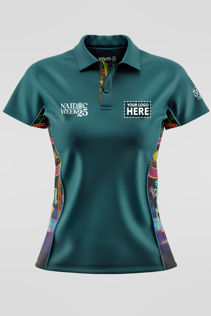 Celestial Rhythms NAIDOC 2025 Bamboo (Simpson) Polo Shirt