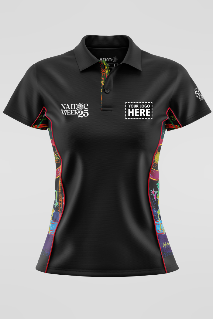 Celestial Rhythms NAIDOC 2025 Bamboo (Simpson) Polo Shirt