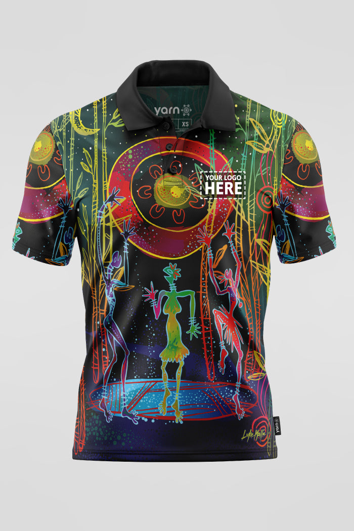 Celestial Rhythms Unisex Polo Shirt