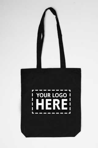 Our Future, Together Black Long Handle Cotton Tote Bag