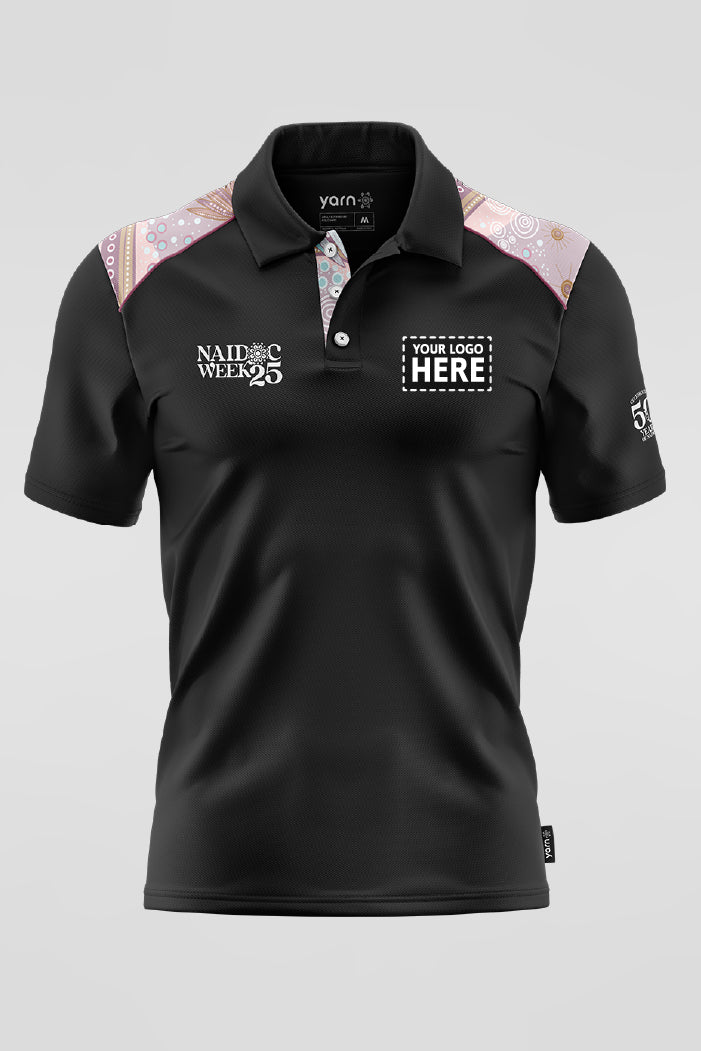 A Bright Future NAIDOC 2025 Bamboo (Cradle) Unisex Polo Shirt