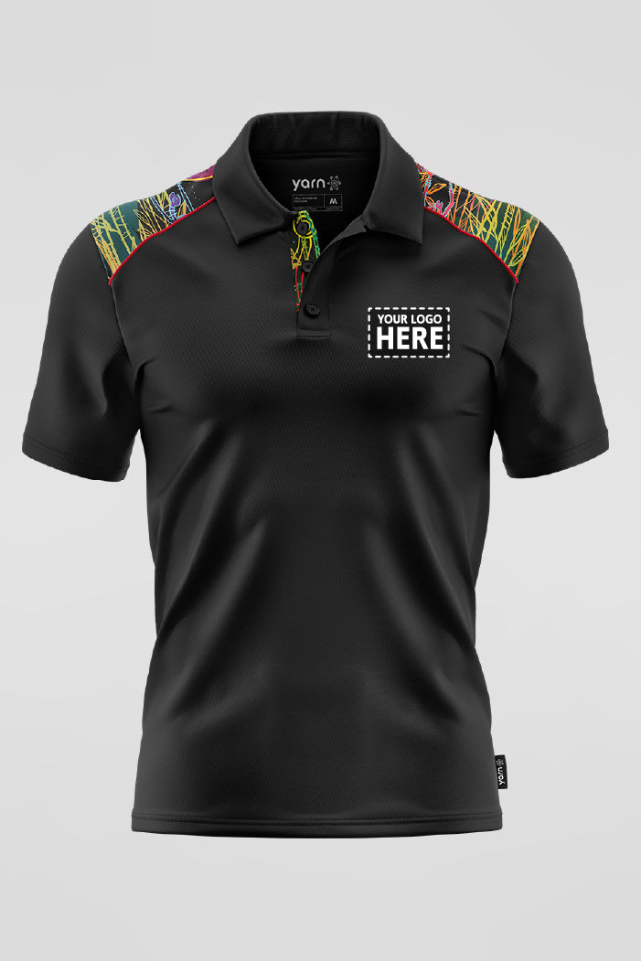 Celestial Rhythms Bamboo (Cradle) Unisex Polo Shirt