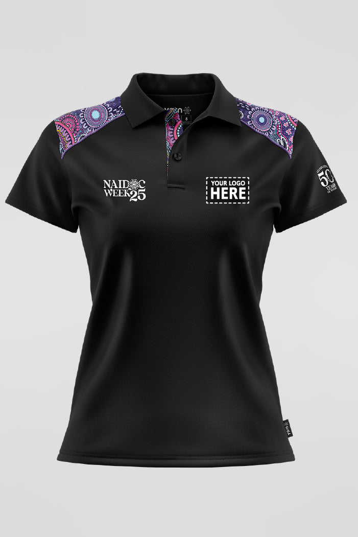 Muru To Our Biriwal (Pathway To Our Future) NAIDOC 2025 Bamboo (Cradle) Polo Shirt