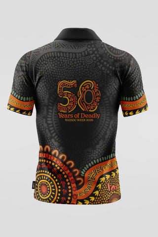 50 Years of Deadly NAIDOC 2026 Unisex Polo Shirt