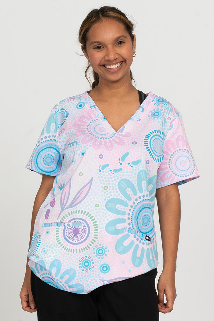 Coastal Country Resources Women’s Three Pocket Scrub Top