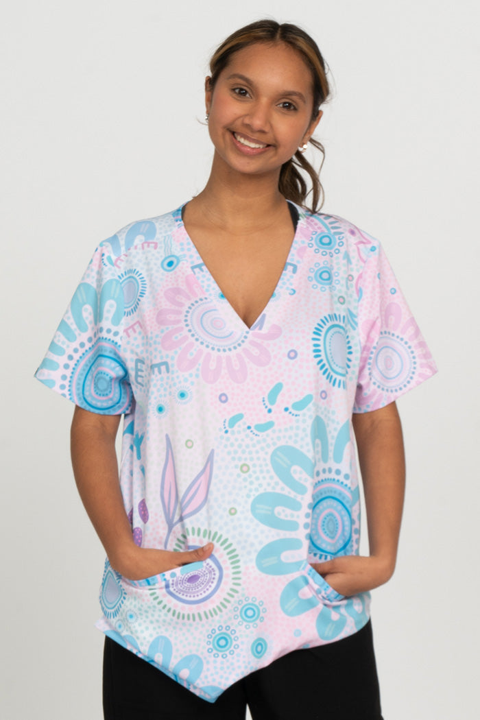 Coastal Country Resources Women’s Three Pocket Scrub Top