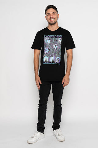 (Bulk Order) Our Future, Together NAIDOC 2024 Black Cotton Crew Neck Unisex T-Shirt