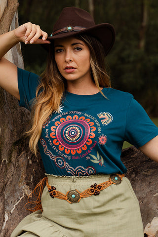 (Bulk Order) Igniting Our Journey NAIDOC 2024 Atlantic Cotton Crew Neck Women’s T-Shirt