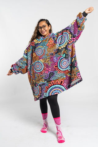 Celebration Oversized Hooded Blanket - Ready Stock