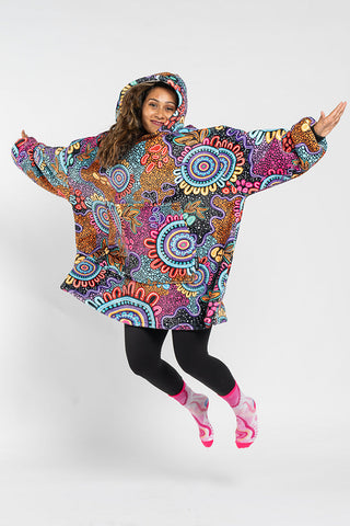 Celebration Oversized Hooded Blanket - Ready Stock
