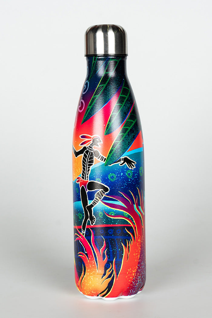 (Bulk Order) Fire Spirit People NAIDOC 2024 Vacuum Insulated Double Walled Stainless Steel Water Bottle