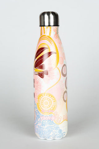 (Bulk Order) Kindling NAIDOC 2024 Vacuum Insulated Double Walled Stainless Steel Water Bottle