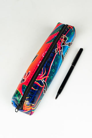 (Bulk Order) Fire Spirit People Small Rectangular Pencil Case with Pen