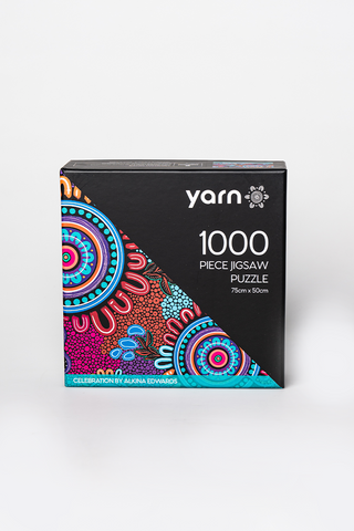 Celebration 1000 Piece Indigenous Artwork Puzzle - Ready Stock