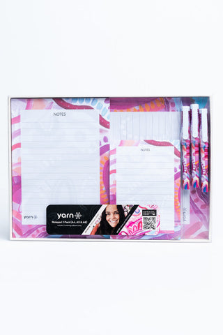 (Bulk Order) The Future Is Bright Notepad 3 Pack (A4, A5 & A6) with 3 Pack of Pens