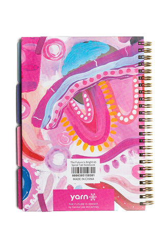 (Bulk Order) The Future Is Bright A5 Spiral Tab Notebook