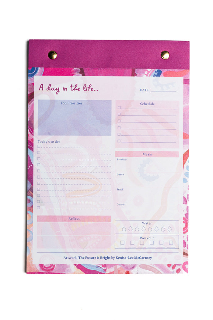 (Bulk Order) The Future Is Bright A5 Daily Planner Notepad