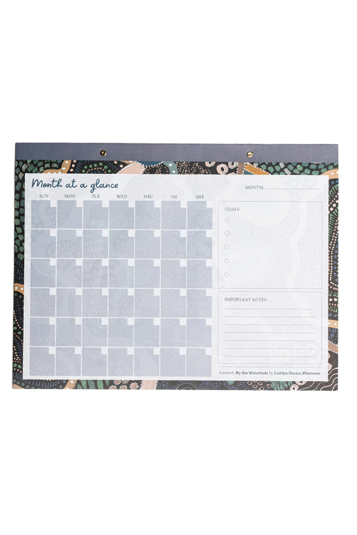 (Bulk Order) By The Waterhole A3 Large Desk Planner