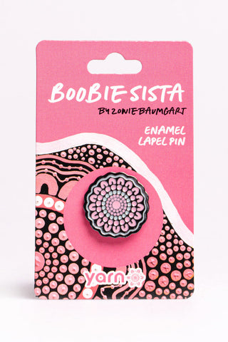Boobie Sista Lapel Pin - Ready Stock