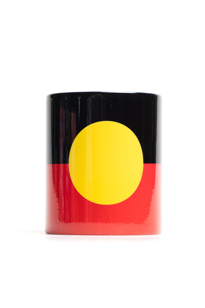 (Bulk Order) "Raise the Flag" Aboriginal Flag Ceramic Coffee Mug In Gift Box