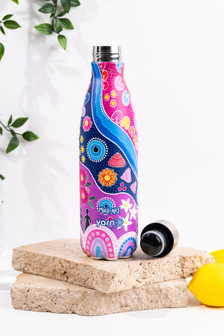 Thriving Together Vacuum Insulated Double Walled Stainless Steel Water Bottle - Ready Stock