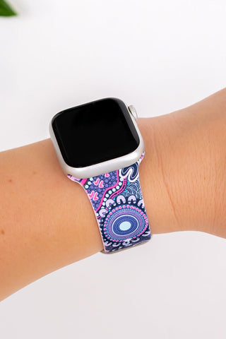 Muru To Our Biriwal (Pathway To Our Future) Silicon Apple Watch Strap - Ready Stock