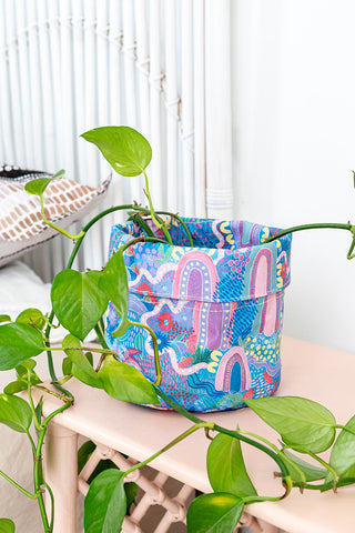 A Chapter Closing Canvas Plant Pot - Ready Stock