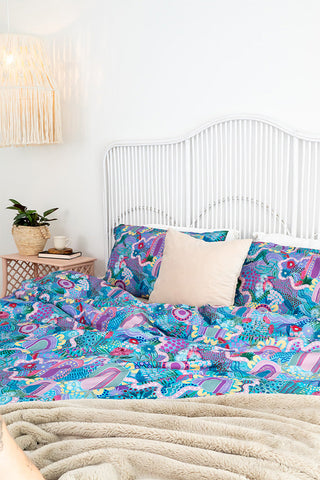A Chapter Closing 100% Cotton Quilt Cover Set - Ready Stock