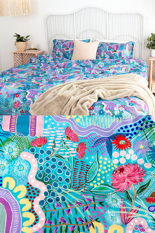 A Chapter Closing 100% Cotton Quilt Cover Set - Ready Stock