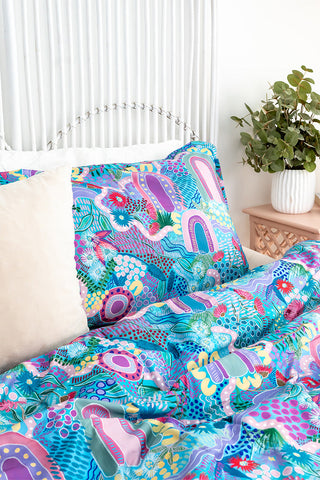 A Chapter Closing 100% Cotton Quilt Cover Set - Ready Stock