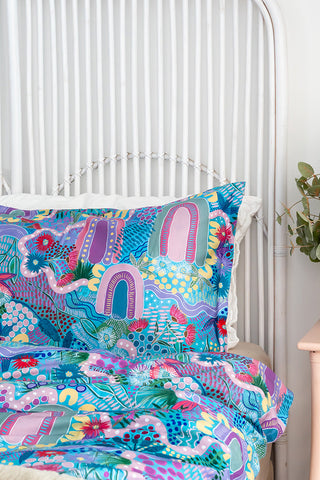 A Chapter Closing 100% Cotton Quilt Cover Set - Ready Stock